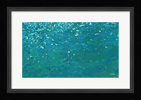 Framed Soft Lake Ripples Print