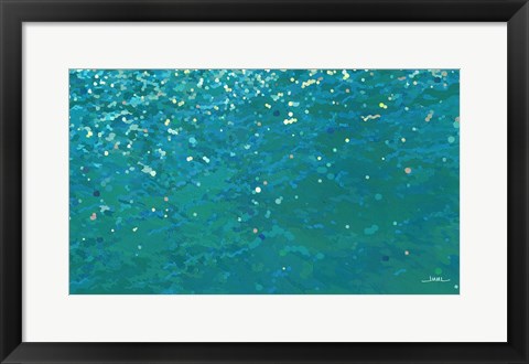 Framed Soft Lake Ripples Print
