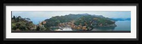 Framed Riviera Ligure Panoramic Print