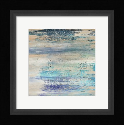 Framed Rare Turquoise Print