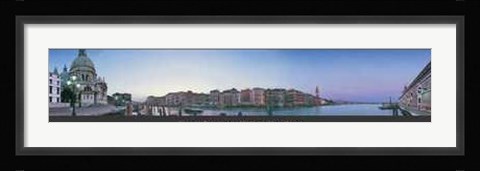 Framed Venice Panoramic View of the Grand Canal Print