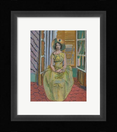 Framed Yellow Dress, 1929-31 Print
