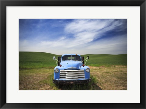Framed Old Truck Palouse Print