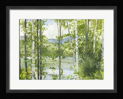 Framed Summer Lake III Print