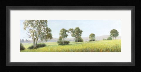 Framed Morning Mist Sunrise Print