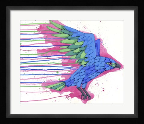 Framed Coming in Hot Print