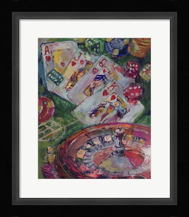 Framed Casino Art Print