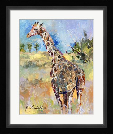 Framed Giraffe Print