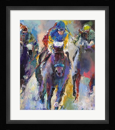 Framed Jockeys Print