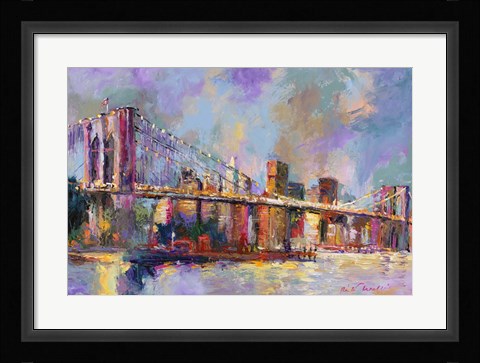 Framed Brooklyn Bridge Print
