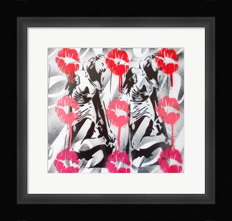 Framed Lip Service Print