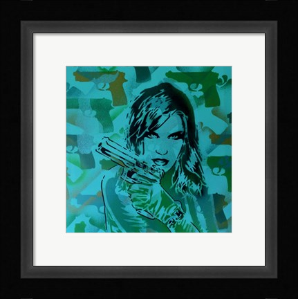 Framed Revolver Greens Print