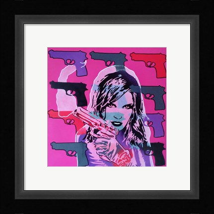 Framed Revolver Pinks Print