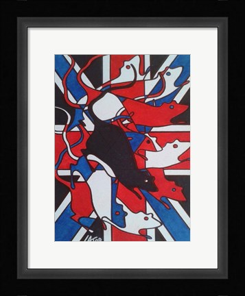 Framed Union Rat Print