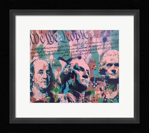 Framed We the People Print