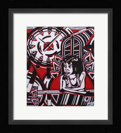 Framed Ace Of Spades Print