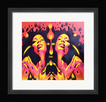 Framed Afro Summer Print