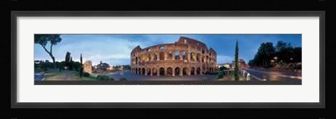 Framed Rome Panoramic of Colosseum Print