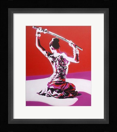 Framed Samurai Print