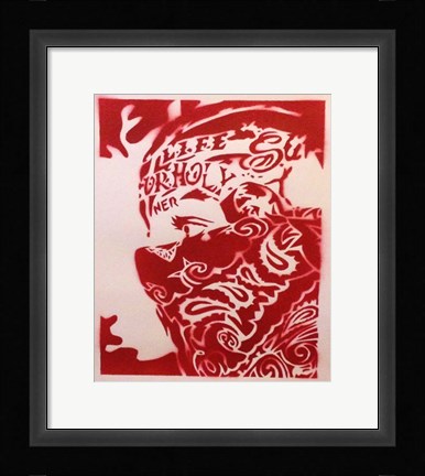 Framed Bandana Man Red Print