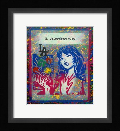 Framed L.A. Woman 3 Print