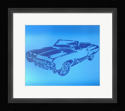 Framed Muscle Car 1 Print