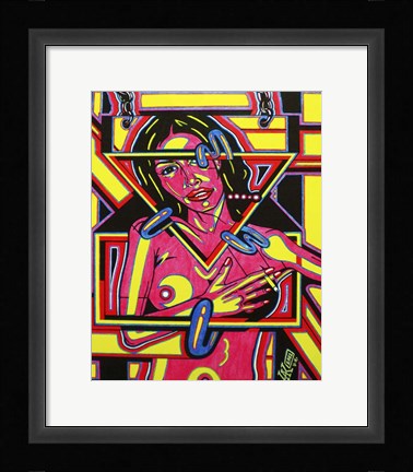 Framed Pink Lady Print