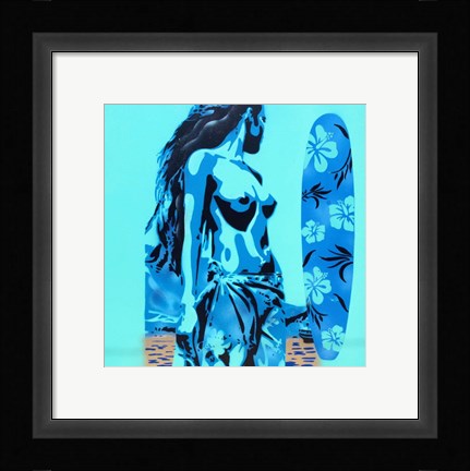Framed Tiki Surf Print