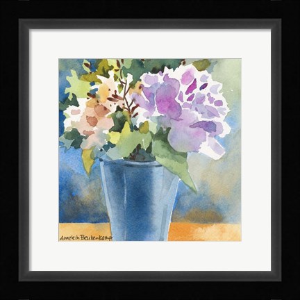 Framed Posies Print