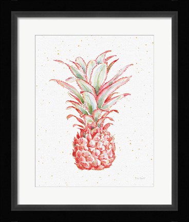 Framed Gracefully Pink XII Print
