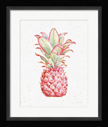 Framed Gracefully Pink XI Print