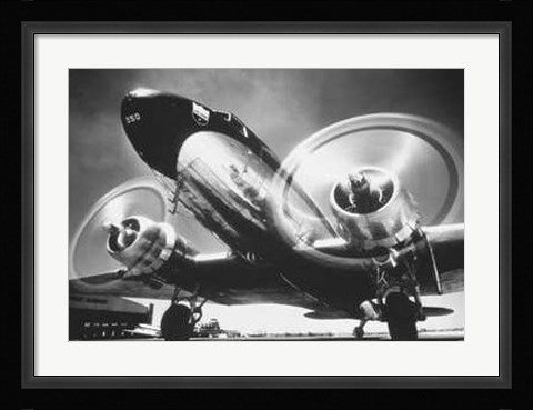 Framed Taking Off 1952 Print