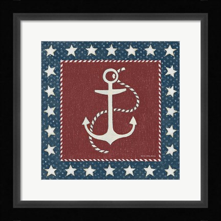 Framed Coastal Americana III Print