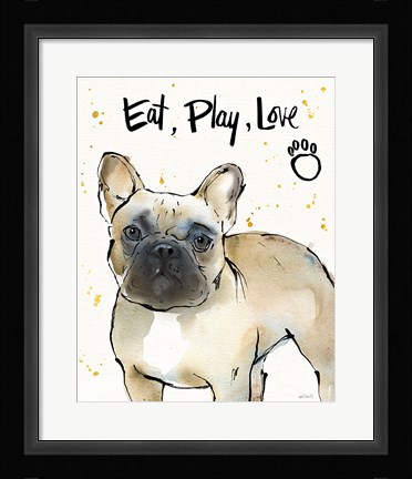 Framed Strike a Paws VI Print