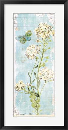 Framed Botany Blue III Print