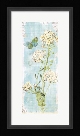 Framed Botany Blue III Print