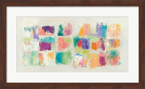 Framed Popsicles Horizontal Stone Print