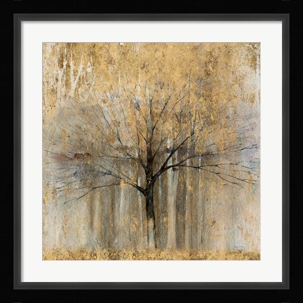 Framed Open Arms Gold Print