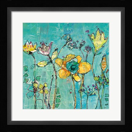 Framed Monkey and Mommy Print