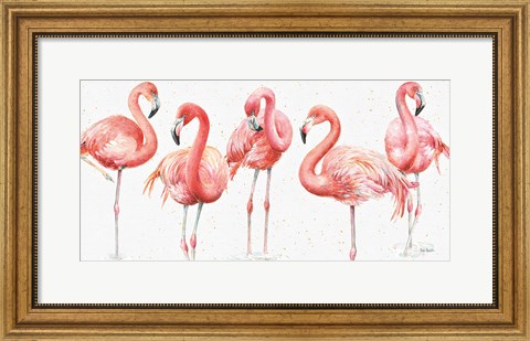 Framed Gracefully Pink VIII Print