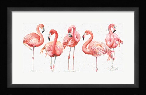 Framed Gracefully Pink VIII Print