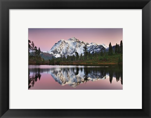 Framed Mount Shukan Reflection II Print