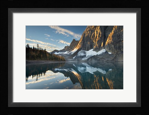 Framed Floe Lake Reflection III Print