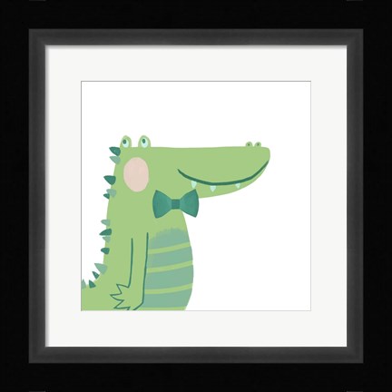 Framed Alvin the Alligator Print