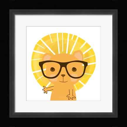 Framed Leo the Lion Print