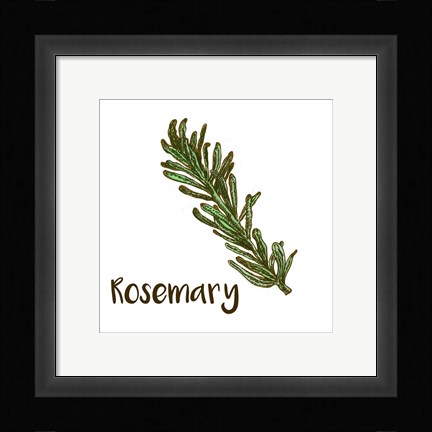 Framed Rosemary Print