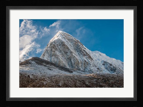 Framed Mt Pumori behind Kala Patthar, Nepal Print