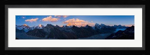 Framed Mt Everest, Himalayas, Nepal Print
