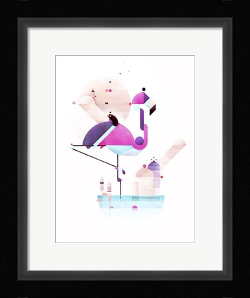 Framed Placido Flamingo Print