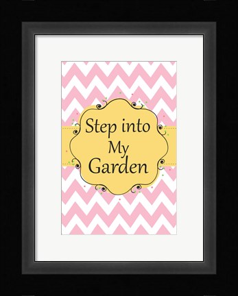 Framed Garden Welcome 2 Print